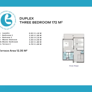 duplex three-bedroom 172m - Glee